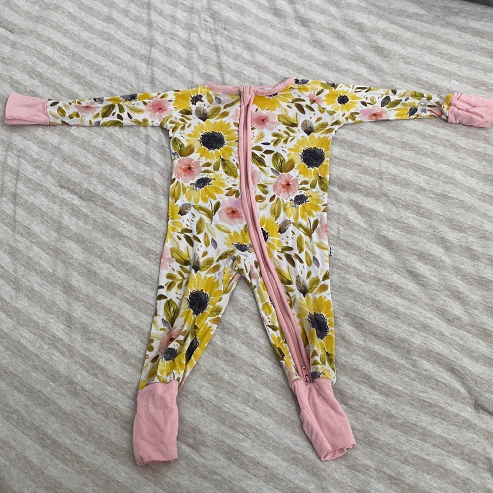 little sleepies — autumn sunflowers 0-3m